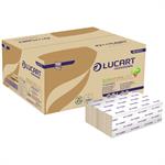 Håndklædeark Lucart T3 Natural, 2 lags Z-fold, 24x20, 8 cm ubleget - krt /3000ark - RLG114021