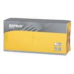 Servietter Katrin 1/4 Fold 3-lags gul 33cm 4x250stk 114546