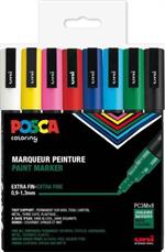 Uni Posca Corner PC-3M-8 / sæt